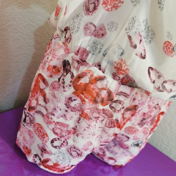 Pink Jewels Romper Sz Small Gyaru Gal Style Outfit Cosplay Costume Strip Cabaret - Picture 7 of 8